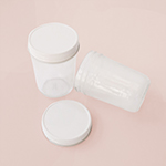Mason Jar with White Lid 8 oz.